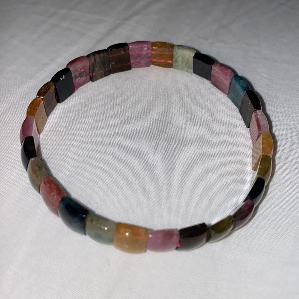 Multicolored Jade Bracelet